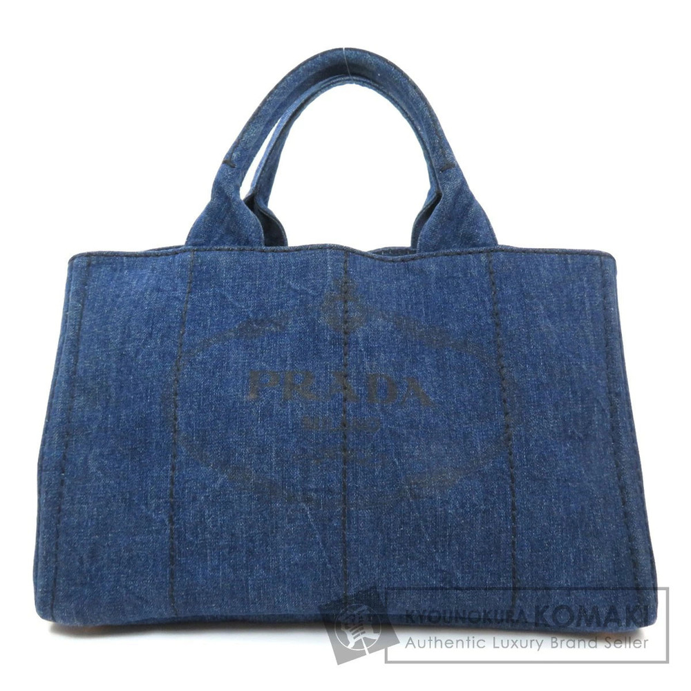 Prada Canapa Denim Tote Bag